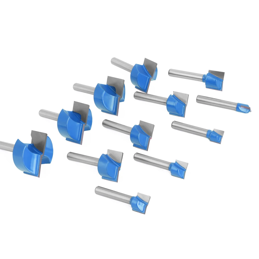 LAVIE 1pc 6mm Cleaning Bottom Bit Straight Router Bit Set Clean Milling Cutter Woodworking Power Machine-C C06006