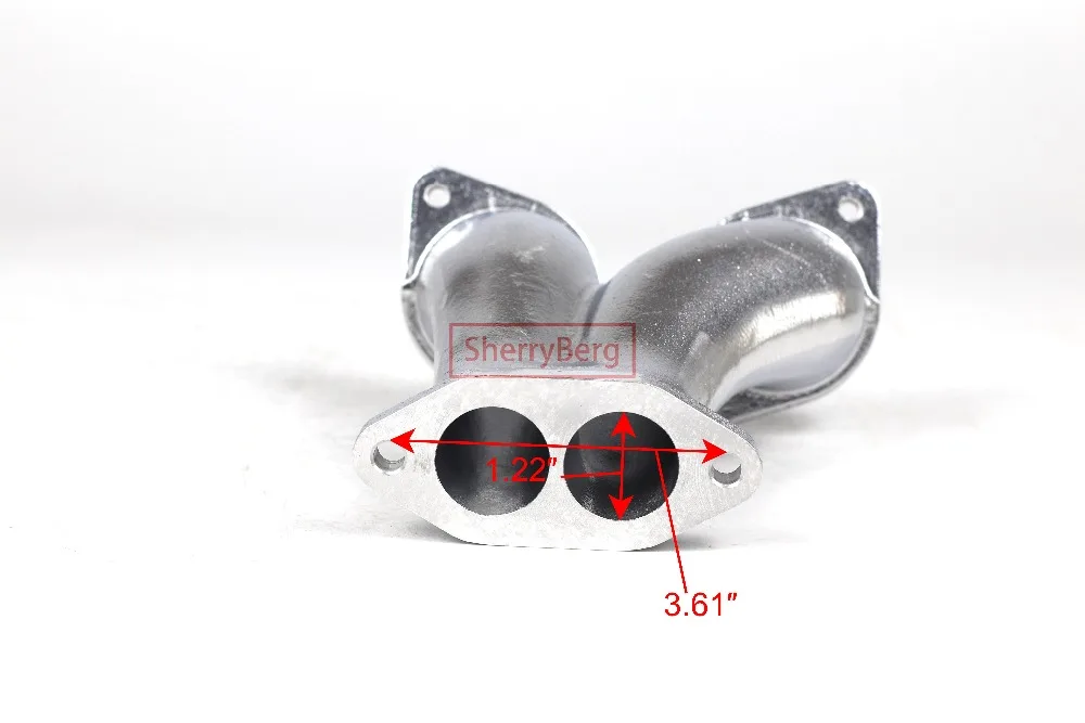 SherryBerg Intake Manifolds Set for VW Bug Aspirazione per 2x Weber 40 44 IDF Dellorto Drla Carburatore FOR VW Typ1 Motore T1