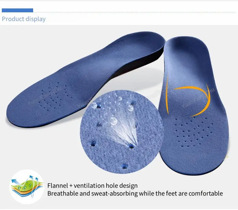Arch Support Insole for Feet Men Women Orthopedic Insoles for Shoes Comfortable Shock-absorbing Inserts Sport Running Shoe Sole