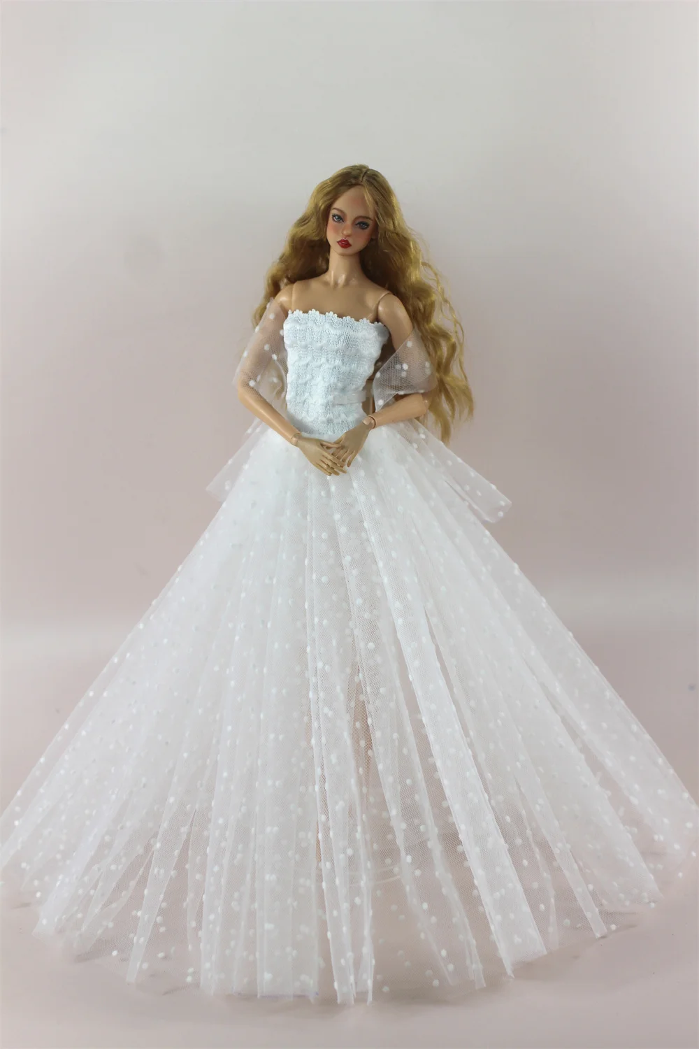 Handmade BABI Doll Clothes Dress Gown for 11.5 inch doll&body 1/6 #02