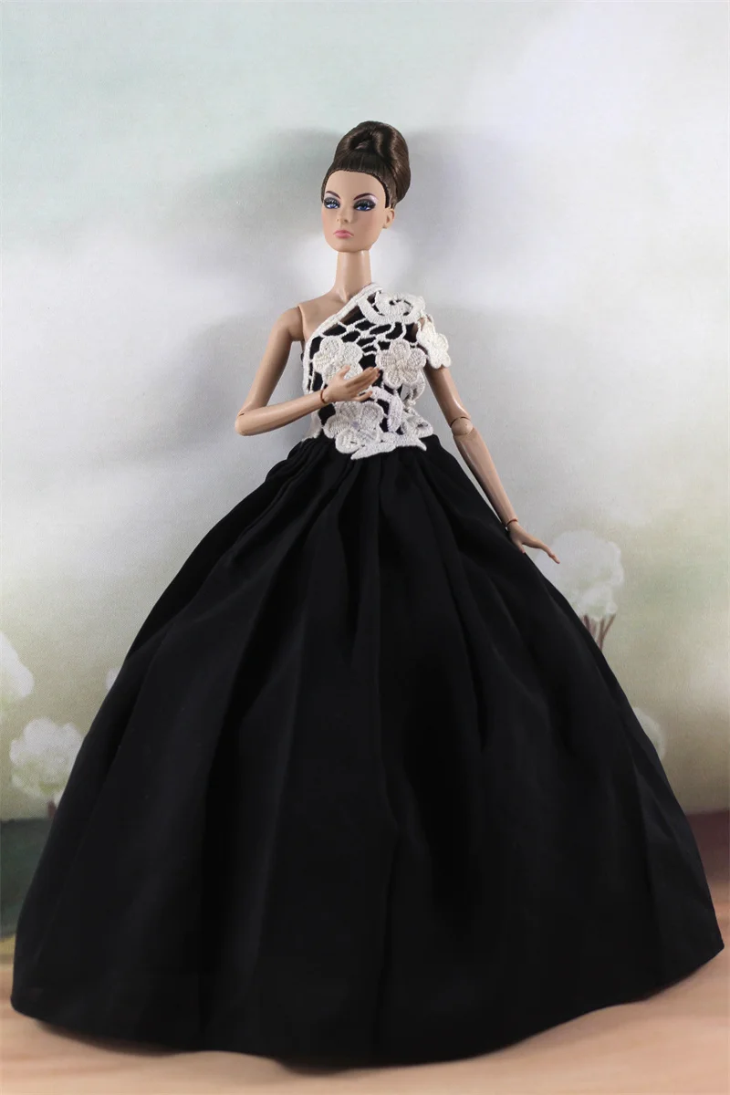 Handmade BABI Doll Clothes Dress Gown for 11.5 inch doll&body 1/6 #02