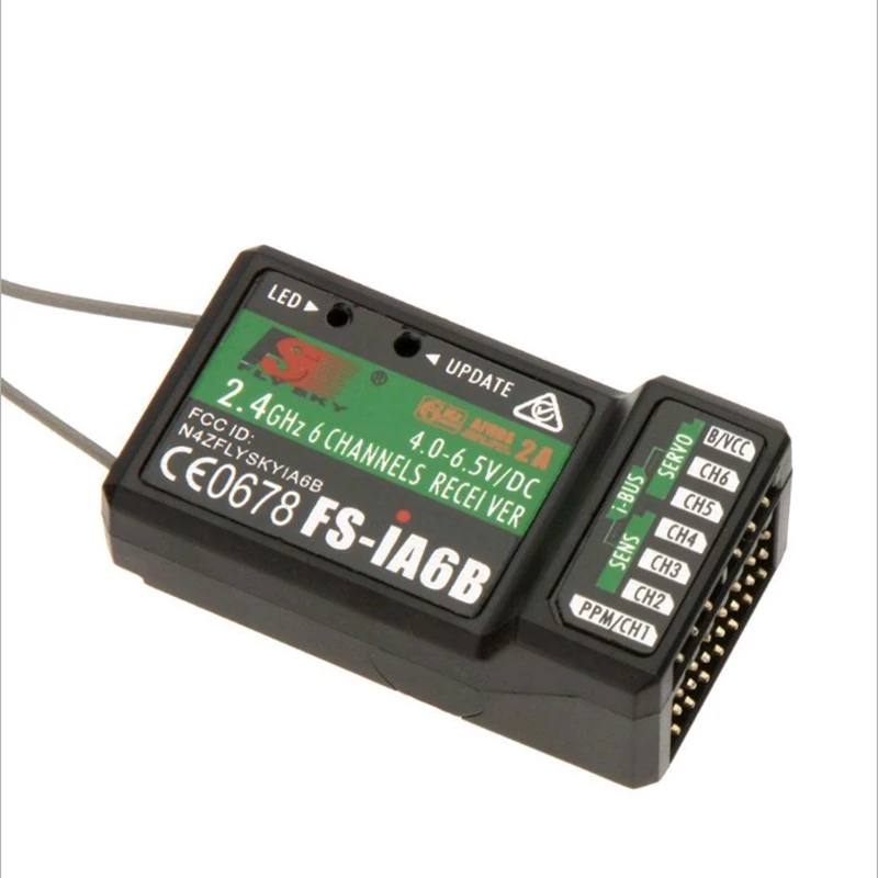Original Flysky FS-IA6/FS-IA6B 6CH 2,4G Antena Dual RC Receptor Para Flysky FS-I6 FSI6 FS-i6 Receiver for Flysky Transmitte