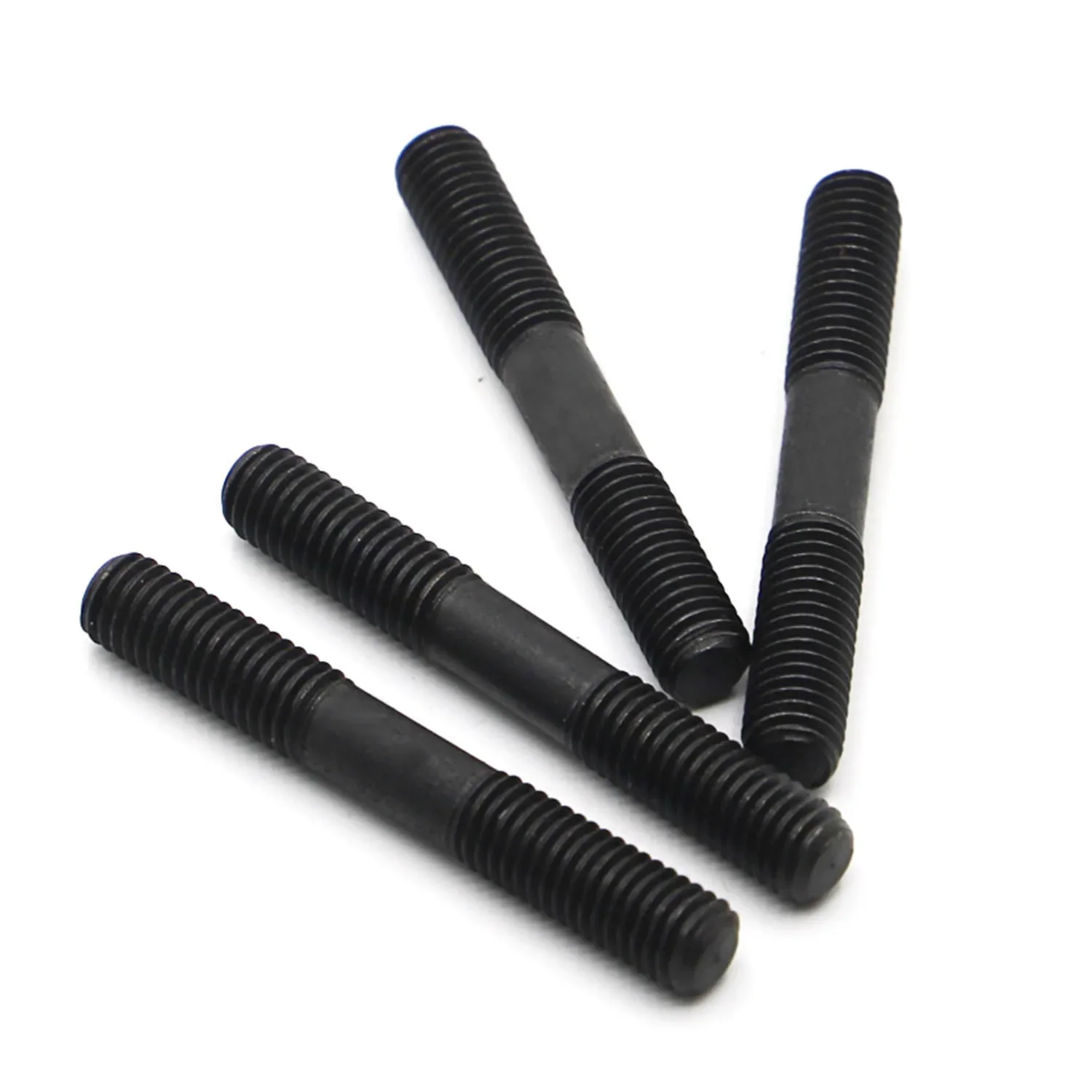 M8 M10 M12 Grade 8.8 Carbon Steel Rod Double Thread Screw Stud Screw Rod Stud Bolt GB901