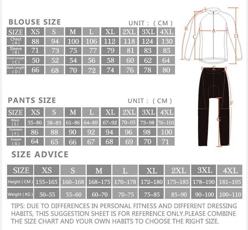 2022 Long Sleeve Cycling Bicycle Clothing Breathable Mountain Cycling Clothes Ropa Ciclismo Breathable Anti-sweat