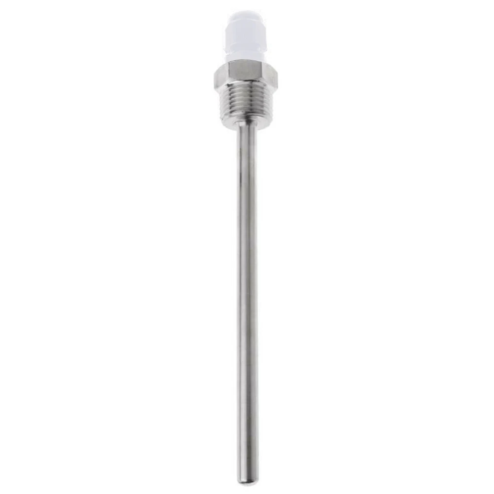 1pc Thermowell 30-200mm Thermowell 304 Stainless Steel 1/2 G Thread 1/2" DN15 For Temperature Sensor