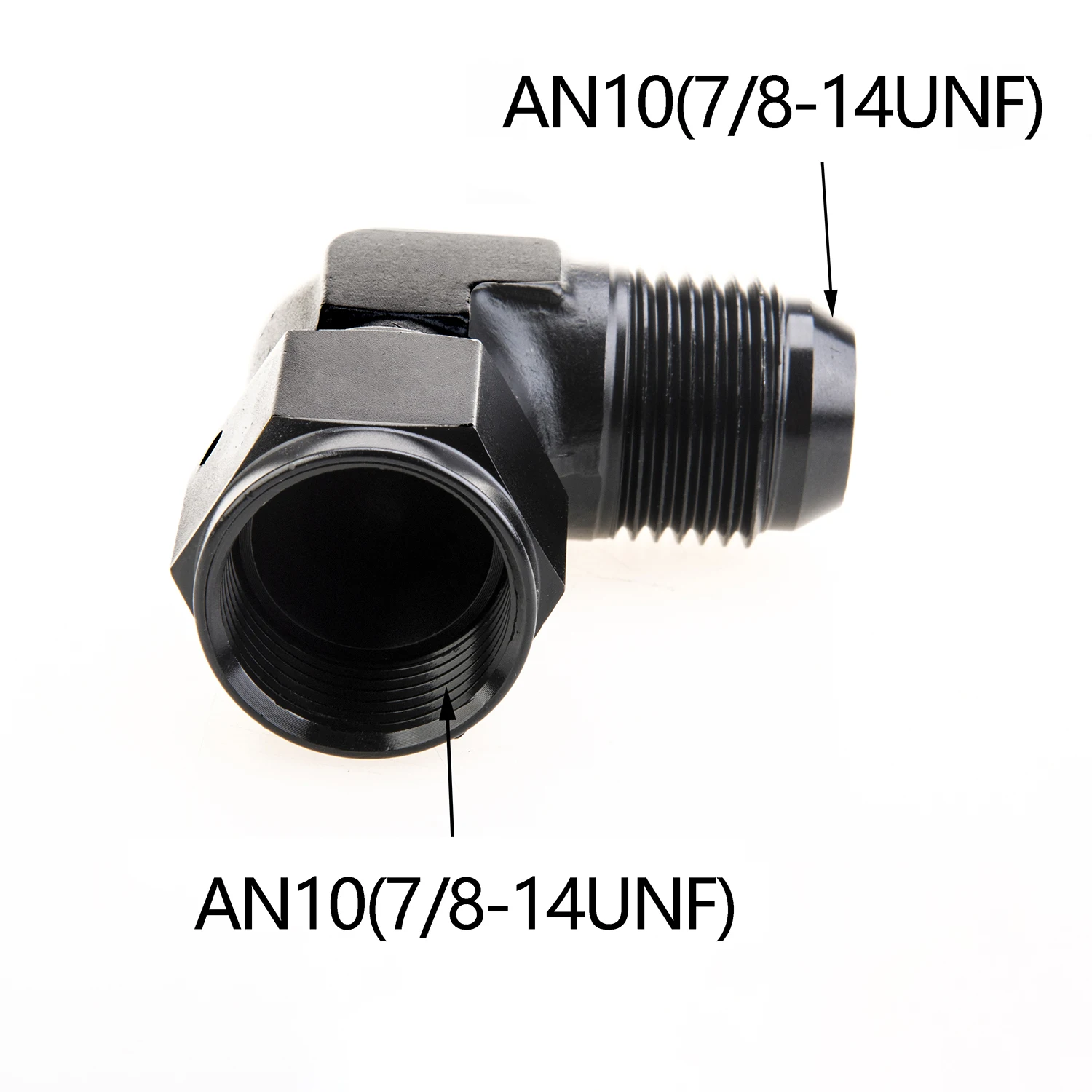 1Pc Aluminum AN6 AN8 AN10 Male To AN Female 90 Degree Swivel Coupler Union Apapters Fitting Fuel Oil Transformation Fittings