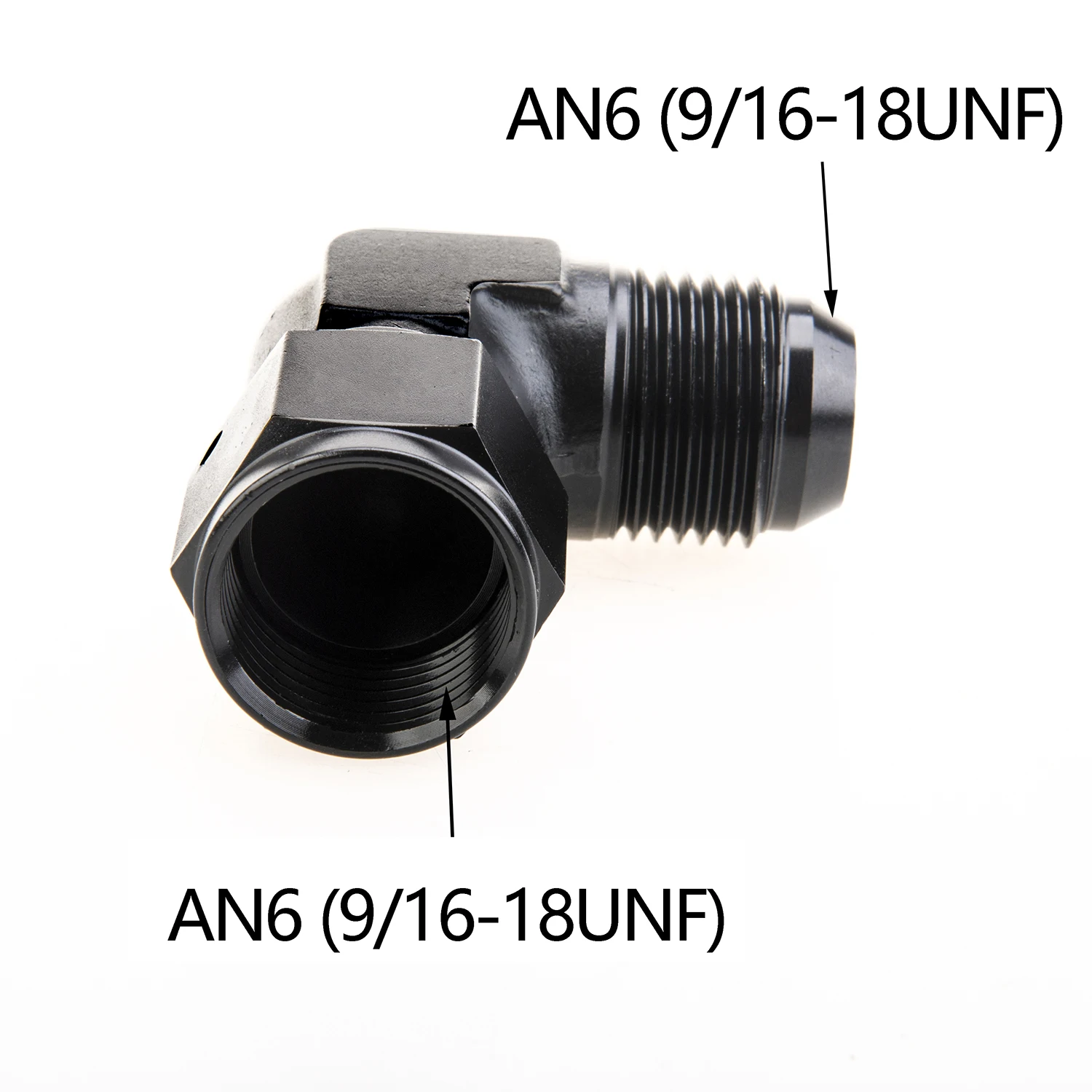 1Pc Aluminum AN6 AN8 AN10 Male To AN Female 90 Degree Swivel Coupler Union Apapters Fitting Fuel Oil Transformation Fittings