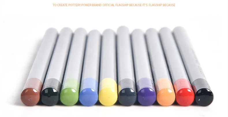 10 Colors/Set Pottery Art Underglaze Color Pencil Boxed DIY Ceramic Hand Painted Glaze Chalk Pottery Painting and Coloring Tools