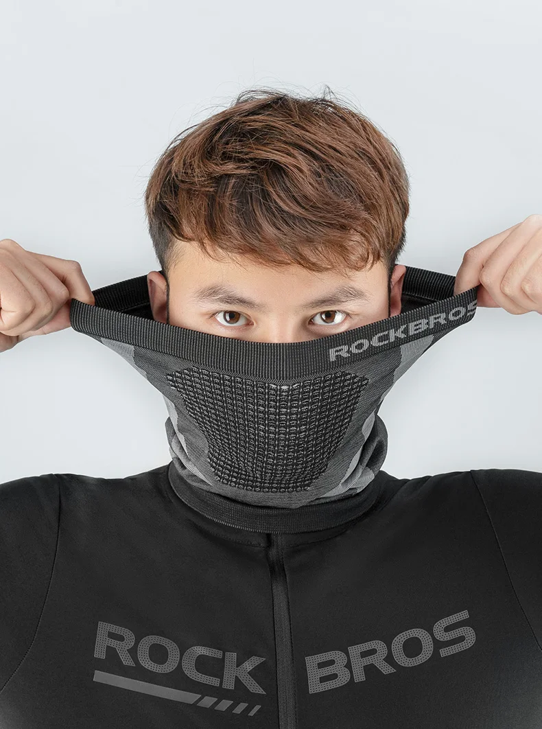 ROCKBROS Bike Mask Full Face Mask Balaclava Breathable Sun UV Protection Sport Scarf Cycling Windproof Motorcycle Half Face Mask