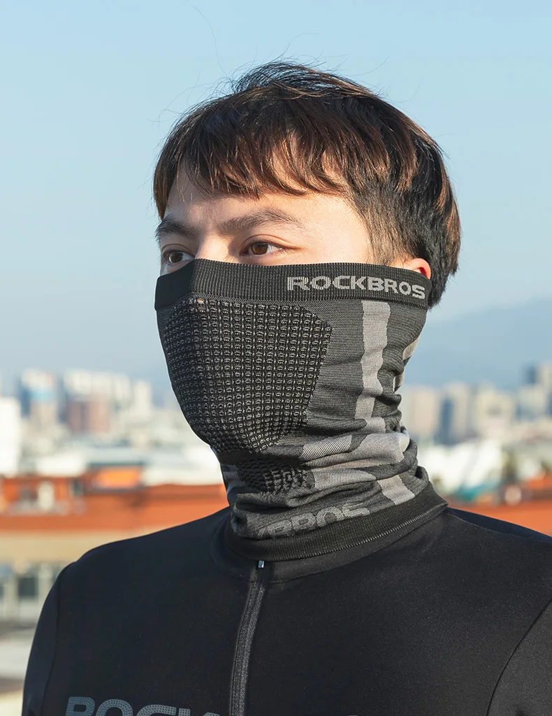 ROCKBROS Bike Mask Full Face Mask Balaclava Breathable Sun UV Protection Sport Scarf Cycling Windproof Motorcycle Half Face Mask