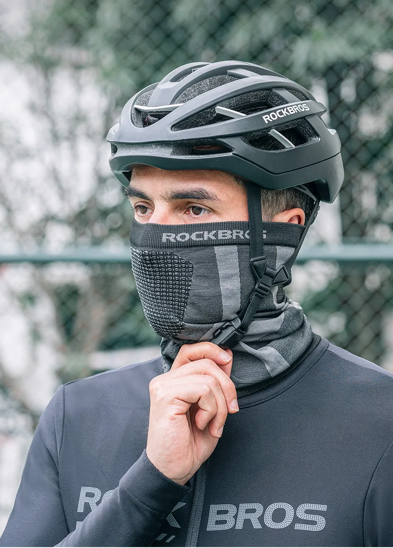 ROCKBROS Bike Mask Full Face Mask Balaclava Breathable Sun UV Protection Sport Scarf Cycling Windproof Motorcycle Half Face Mask