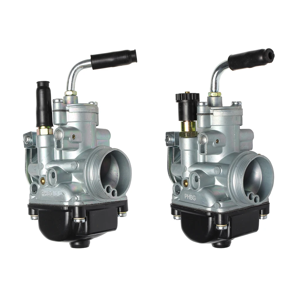 Motorcycle Carburetor Carb Dellorto PHBG 17.5mm/19.5mm/21mm AD/AS Hand Choke Engine For Scooter Moped 50CC/70CC/90CC 2/4stroke