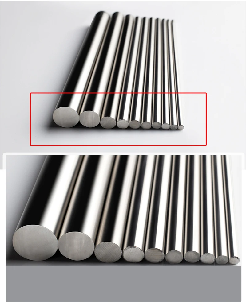 303 Stainless Steel Rod 8mm rod 2mm 3mm 4mm 5mm 6mm 7mm 8mm 10mm 12mm linear shaft metric round rod 400mm Long 8mm shaft