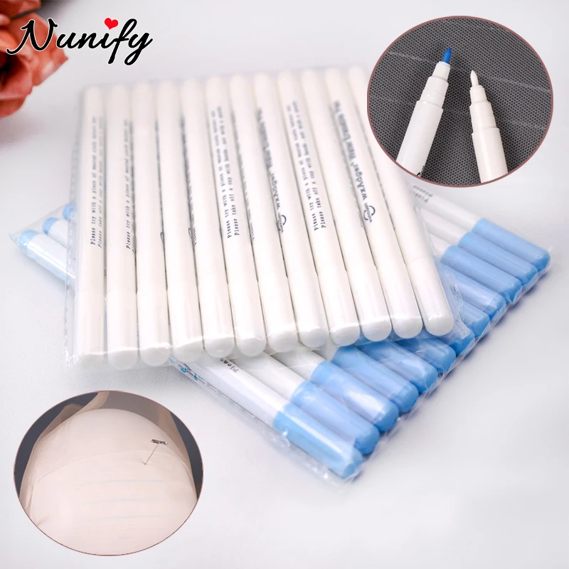 Nunify Wig Cap Hair Net Canvas Head Marked Pen Water Erasable Pen For Fabric Sewing Wig Making Tools Nunify Water Marker Pens