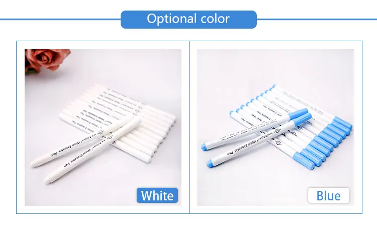 Nunify Wig Cap Hair Net Canvas Head Marked Pen Water Erasable Pen For Fabric Sewing Wig Making Tools Nunify Water Marker Pens