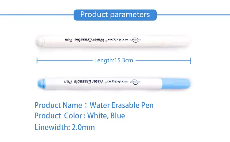 Nunify Wig Cap Hair Net Canvas Head Marked Pen Water Erasable Pen For Fabric Sewing Wig Making Tools Nunify Water Marker Pens