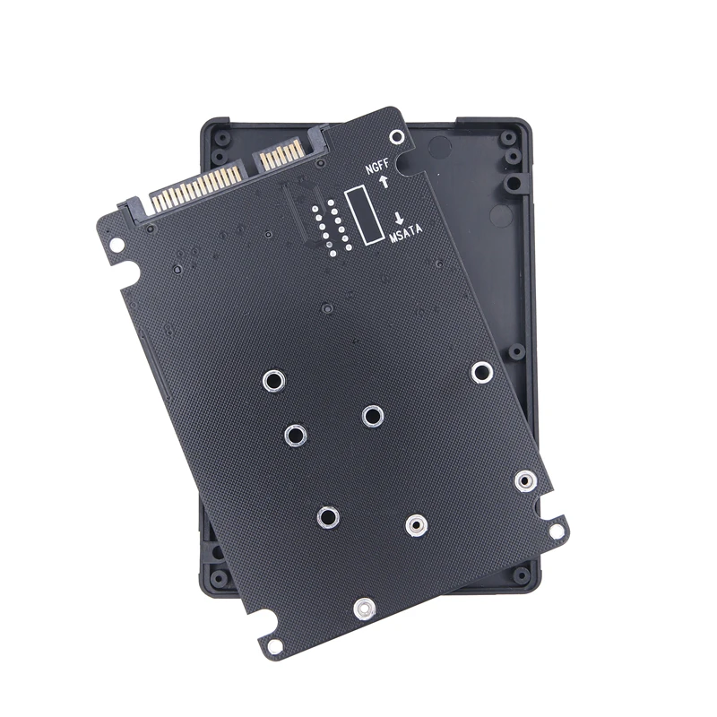 M2 SSD Case mSATA to USB Adapter mSATA Enclosure M.2 NGFF mSATA SSD To SATA 3.0 2.5 Adapter Riser Board M.2 Box Cable For Laptop