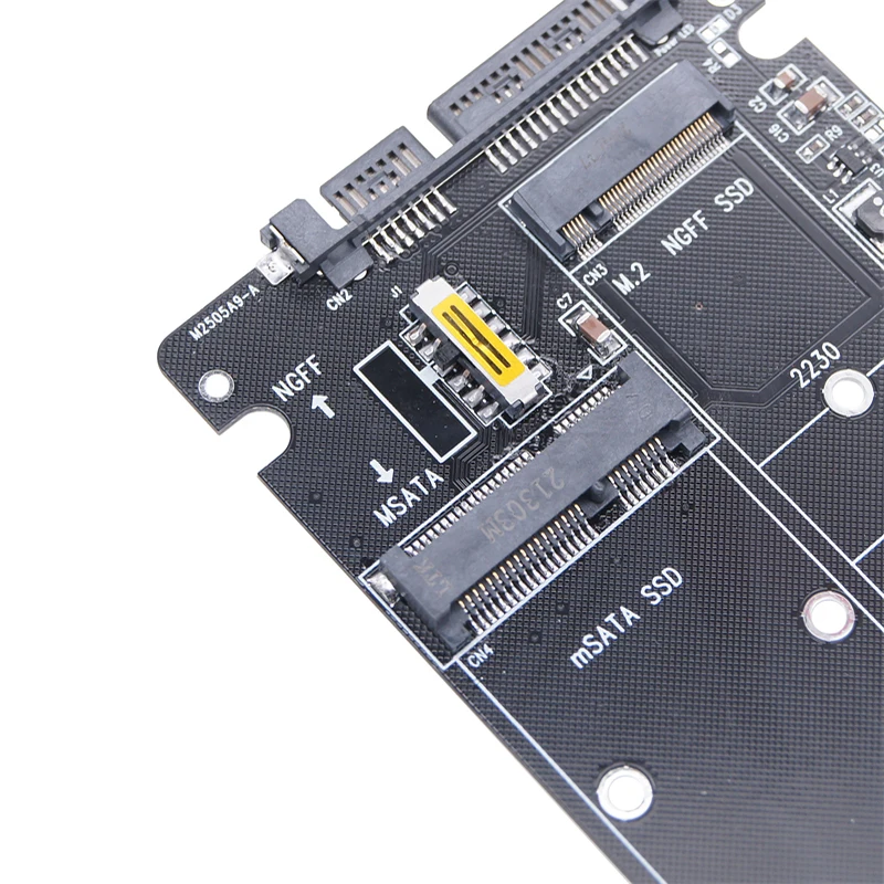 M2 SSD Case mSATA to USB Adapter mSATA Enclosure M.2 NGFF mSATA SSD To SATA 3.0 2.5 Adapter Riser Board M.2 Box Cable For Laptop