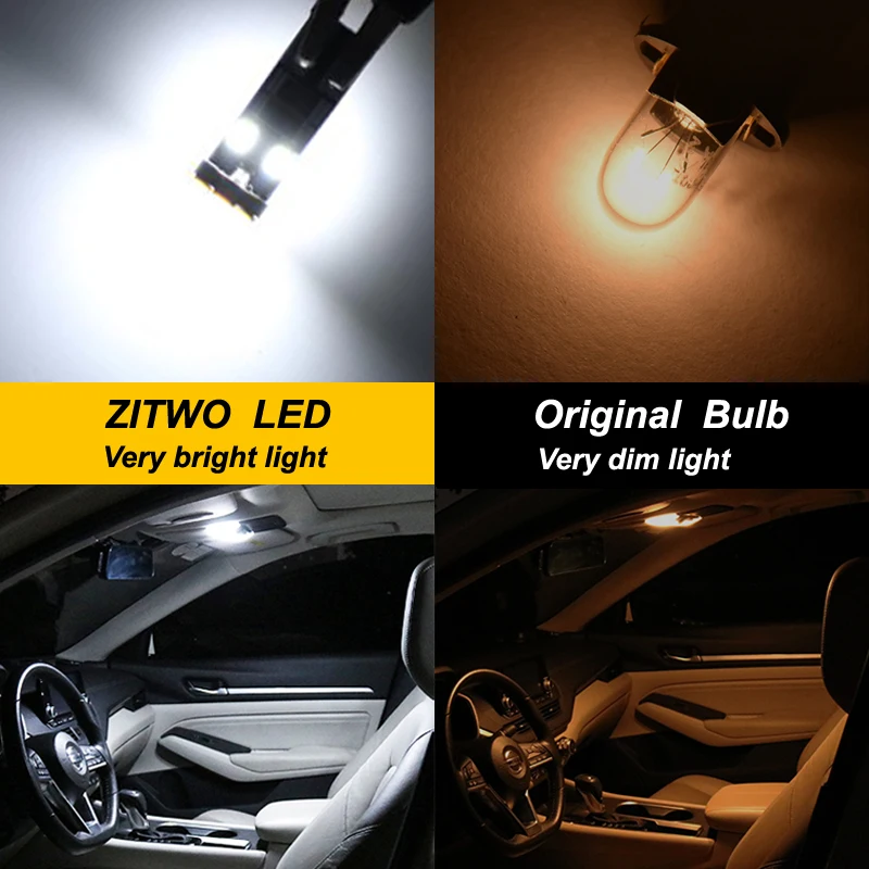 ZITWO LED Interior Light Bulb Kit For Saab 9-3 93 YS3D YS3F Aero Sedan Wagon Cabrio 1998-2008 2009 2010 2011 2012 2013 2014 2015
