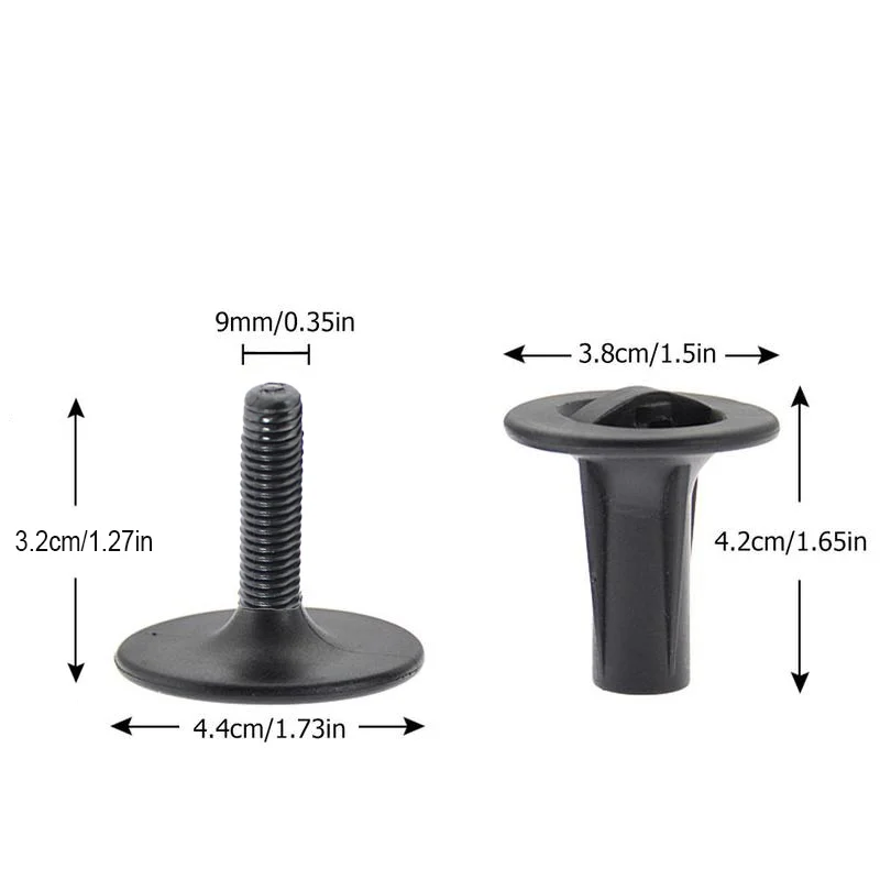 6/10 Pcs Surfboard Safety Foot Rope Buckle Leash Plug For Water Sports Plastic Bolt Surf Leash Plug Surfing Rope Accessories