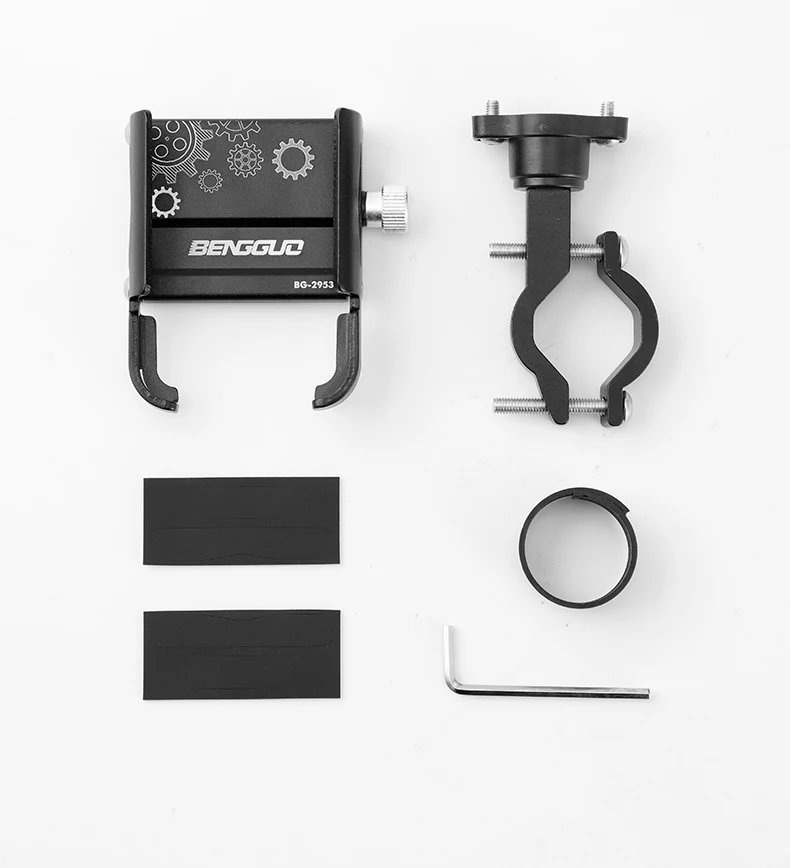 Untoom Motorcycle Scooter Phone Mount Stand Bicycle Holder Aluminum Alloy Adjustable Bike Phone Bracket Cycling Accessories