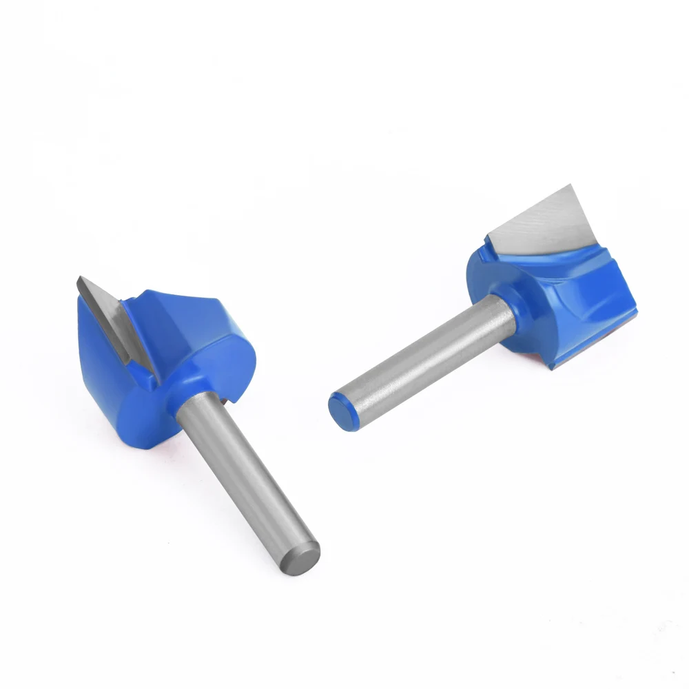 LAVIE 1pc 6mm 1/4 Shank Cleaning Bottom Bit Straight Router Bit Set Clean Milling Cutter Woodworking Power Machine MC0603