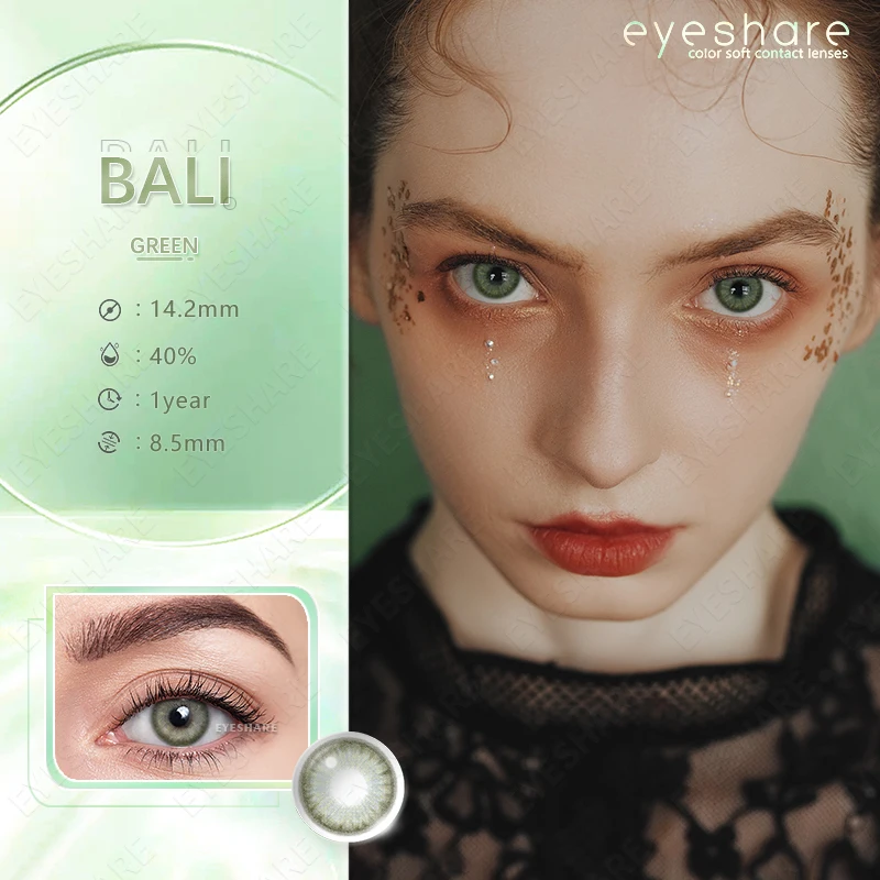 EYESHARE 1 Pair Color Contact Lenses For Eyes Pattaya Natural Yearly Use Lenses Blue Multicolored Contact Lens Beauty Pupils