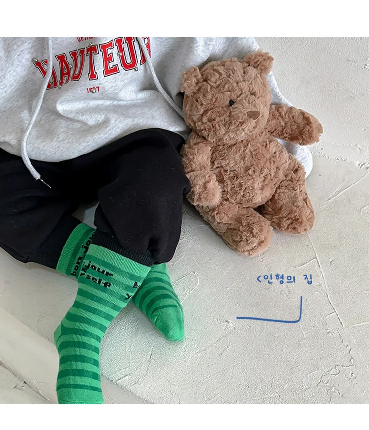 Spring Socks Kids Striped Socks Girls Boys 2026 Newest Fashion Cotton Socks For Children Little Baby SOCK