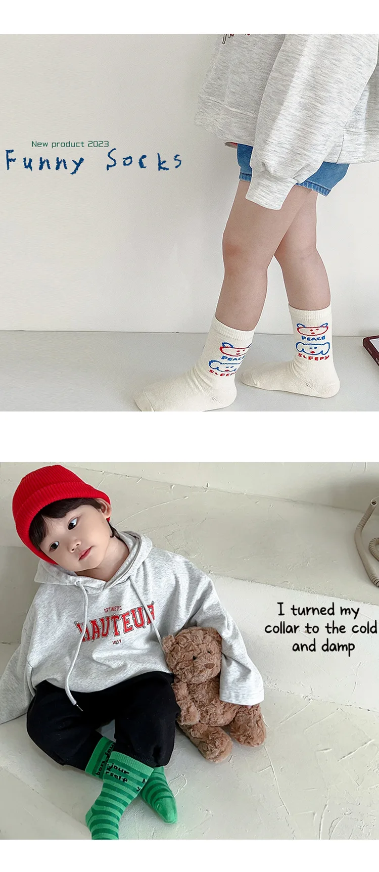 Spring Socks Kids Striped Socks Girls Boys 2026 Newest Fashion Cotton Socks For Children Little Baby SOCK