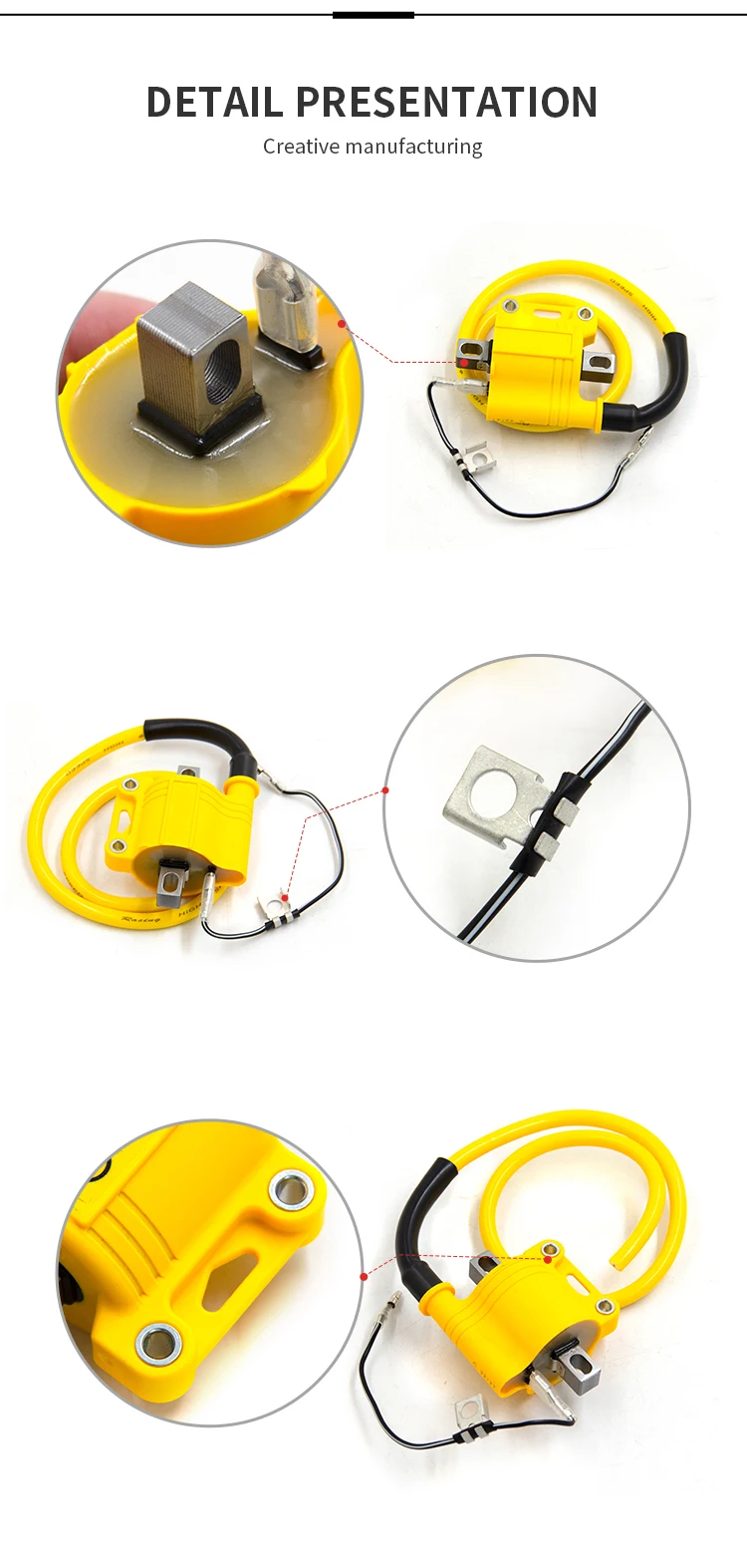 Universal Ignition Coil For NIBBI Motorcycle Dirt Bike ATV Scooter 2T 4T Engine Ignition System Moped Off-road Kymco Racing
