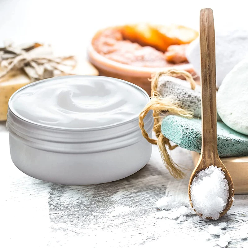 10Pcs/lots 5g-60g Metal Round Cosmetic Tins Aluminum Empty Candles Cans Storage Jars with Screw Lids For Lip Balm Salve Spices