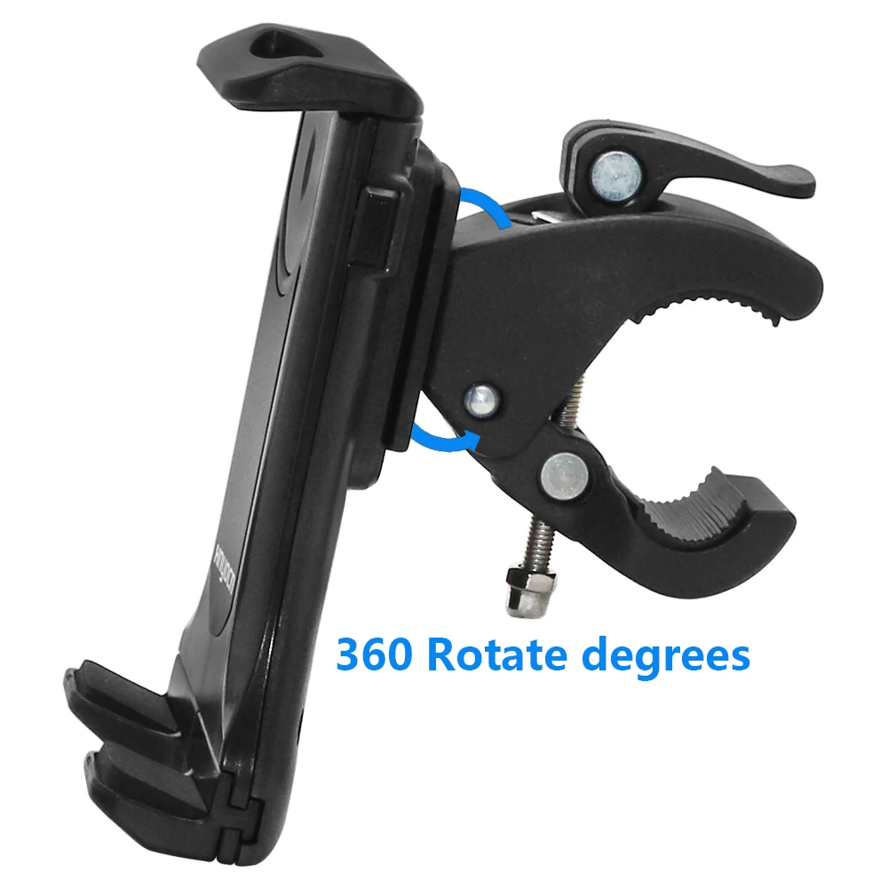3.5 ~ 12" Bicycle Phone Holder Tablet Mount for ipad 1 2 3 Samsung Pad Universal Adjustable Handle Mount Bike Motorcycle Bracket