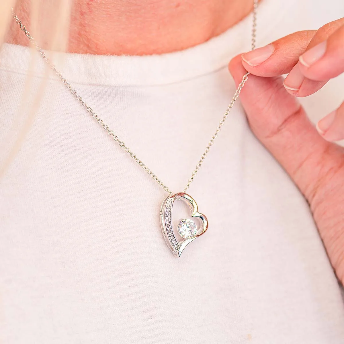 Gift for Women Wife Her Girlfriend Necklace Stainless Steel To my Soulmate The day I met you Forever Love Necklace Dropshipping
