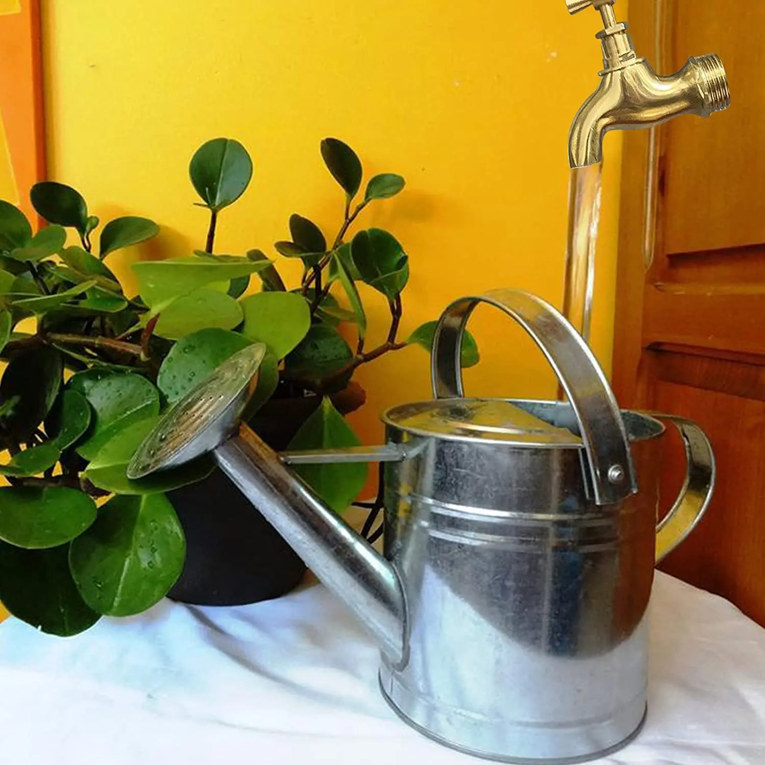 Invisible Flowing Spout Watering Can Fountain Floating Tap Fountain Novelty Faucet For Home Garden Courtyard Decoration Outdoor