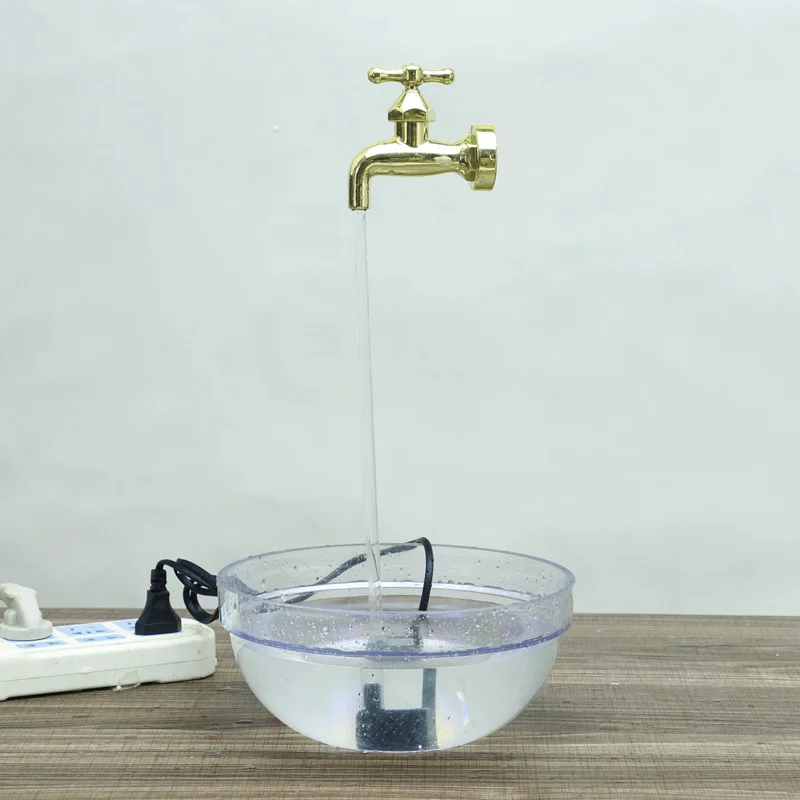 Invisible Flowing Spout Watering Can Fountain Floating Tap Fountain Novelty Faucet For Home Garden Courtyard Decoration Outdoor