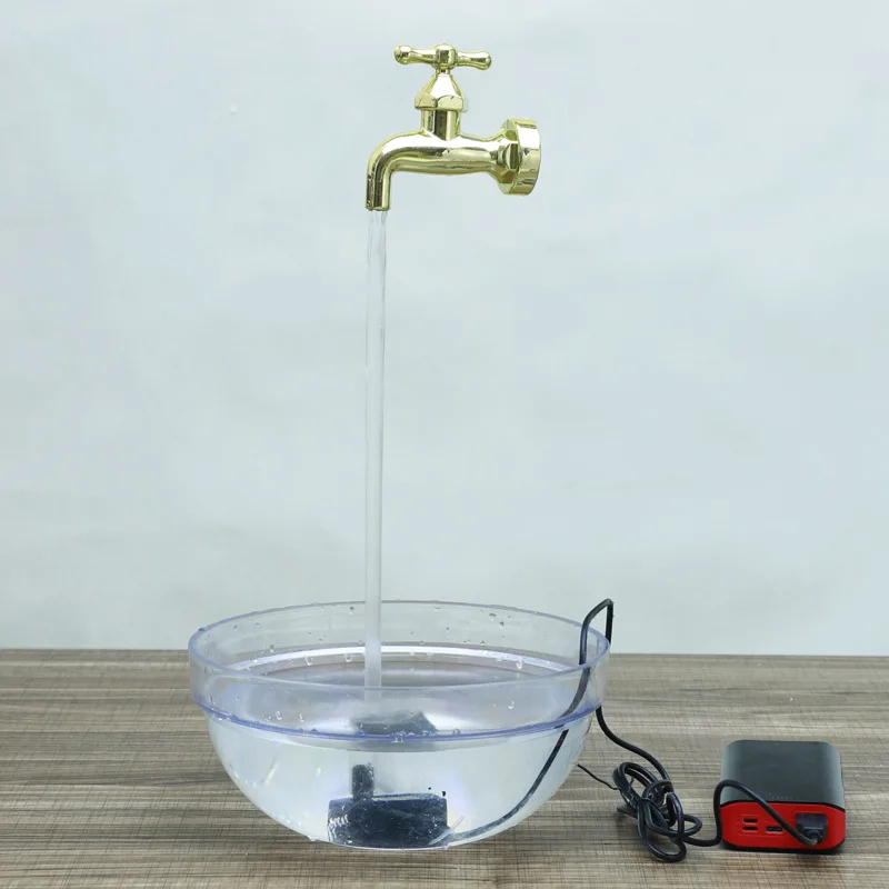 Invisible Flowing Spout Watering Can Fountain Floating Tap Fountain Novelty Faucet For Home Garden Courtyard Decoration Outdoor
