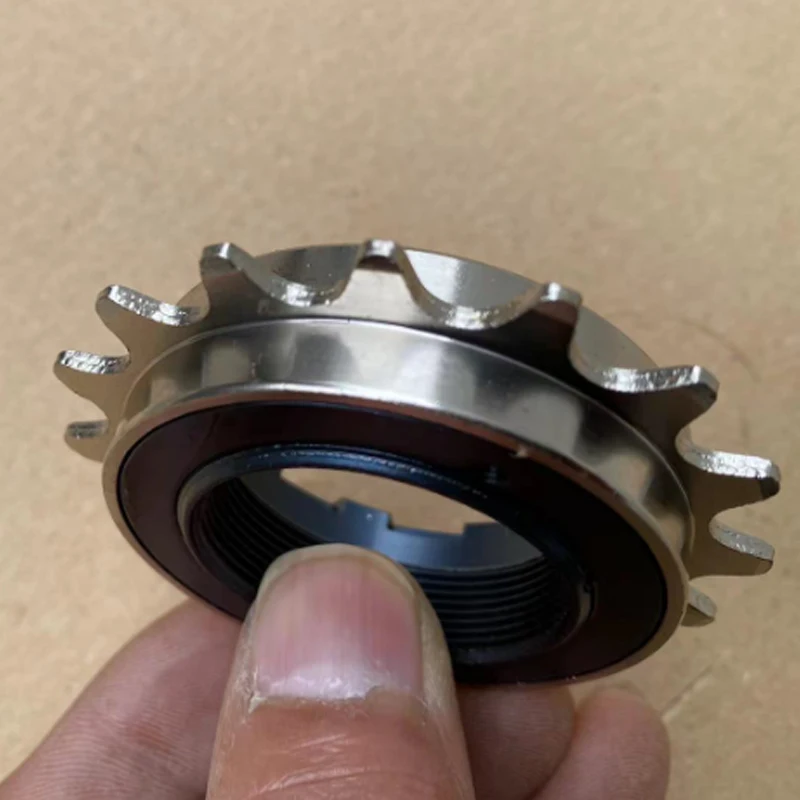 DNP 16T Cro-Steel Single Speed Ebike Fixed BMX Bicycle Chain Wheel Free Wheel for Enhanced Cycling Experience