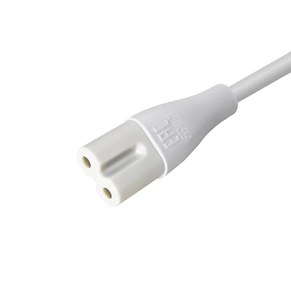 Premium Euro Power Cord TPE 2-Prong EU to Figure 8 IEC C7 Power Cable for XiaoMi PS5 PS4 Apple TV Xbox Mac Mini Power Kabel Cord