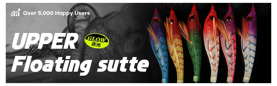 LETOYO TOTO floating squid lure Luminous squid Jig Artificial bait For Webfoot Octopus egi lure Cuttlefish sea fishing lures