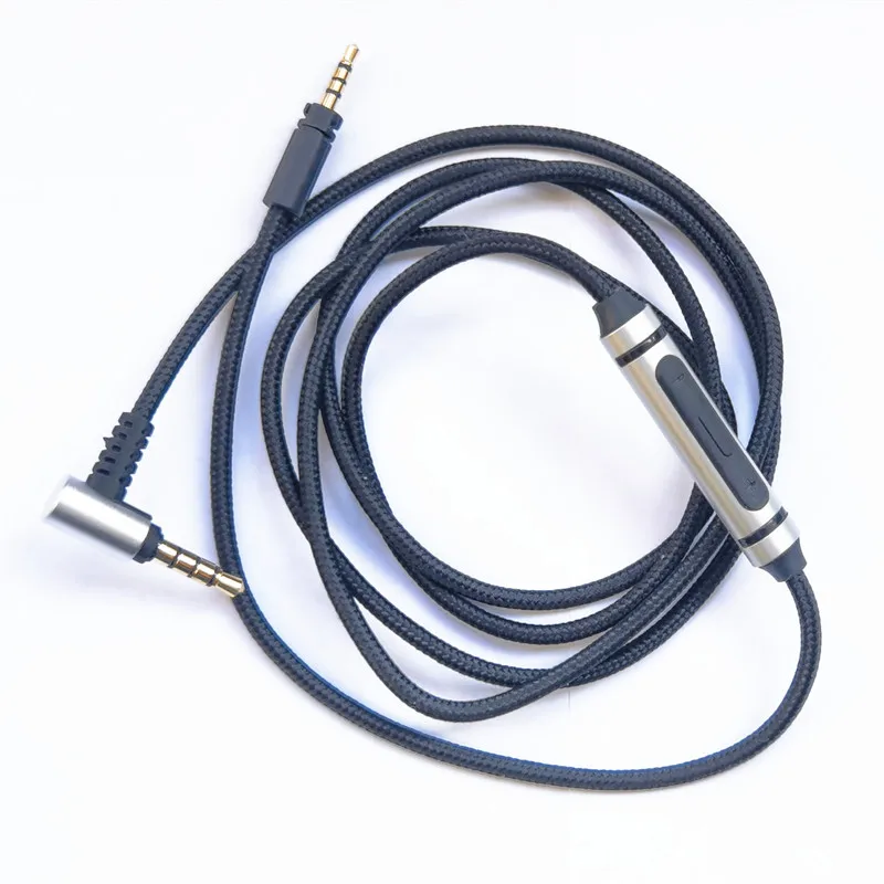 For Sennheiser MOMENTUM HD400S HD350BT HD4.30 HD4.40BT HD4.50BTNC HD450B Headphone Audio Wire With Mic Audio Extension Cable 120