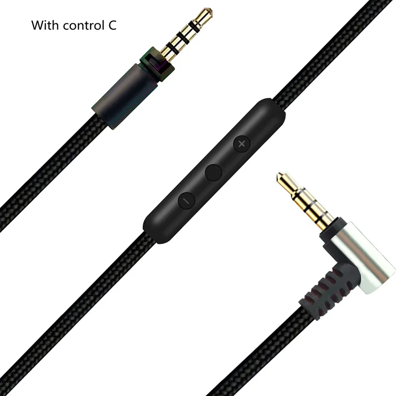 For Sennheiser MOMENTUM HD400S HD350BT HD4.30 HD4.40BT HD4.50BTNC HD450B Headphone Audio Wire With Mic Audio Extension Cable 120