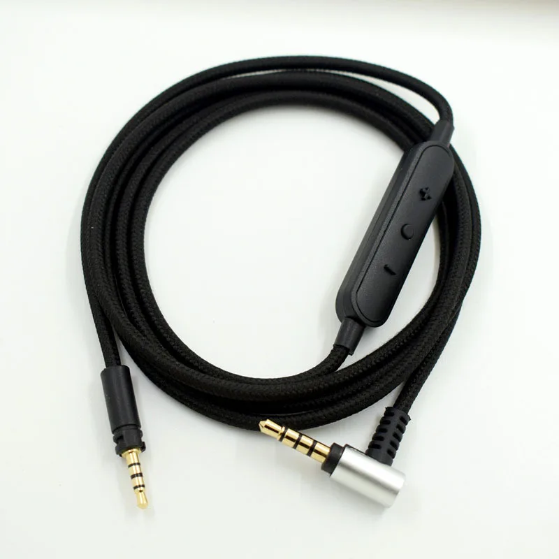 For Sennheiser MOMENTUM HD400S HD350BT HD4.30 HD4.40BT HD4.50BTNC HD450B Headphone Audio Wire With Mic Audio Extension Cable 120