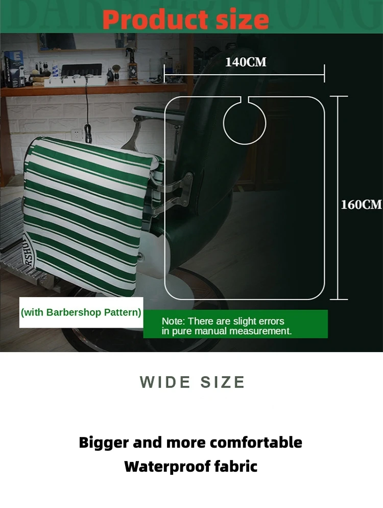 FnLune 27style Thick Antistatic Hairdresser Apron Cutting Cape Hair Salon Gown Apron Shop Barber Apron Accessories