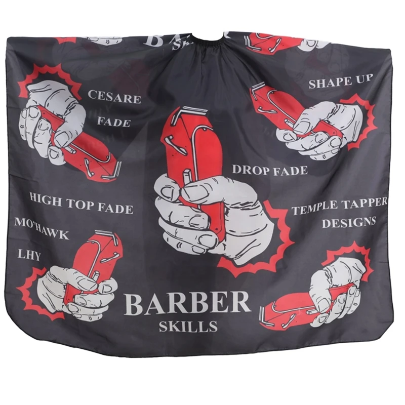 FnLune 27style Thick Antistatic Hairdresser Apron Cutting Cape Hair Salon Gown Apron Shop Barber Apron Accessories