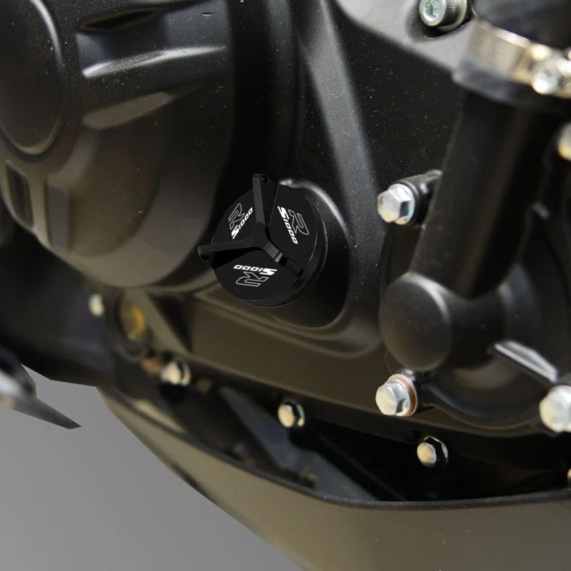 New Motorcycle Engine Oil Cup Oil Filler Cap For S1000R 2013-2026 S1000RR 2009-2026 S1000XR 2014-2026 HP4 2012-2015 HP4 Race