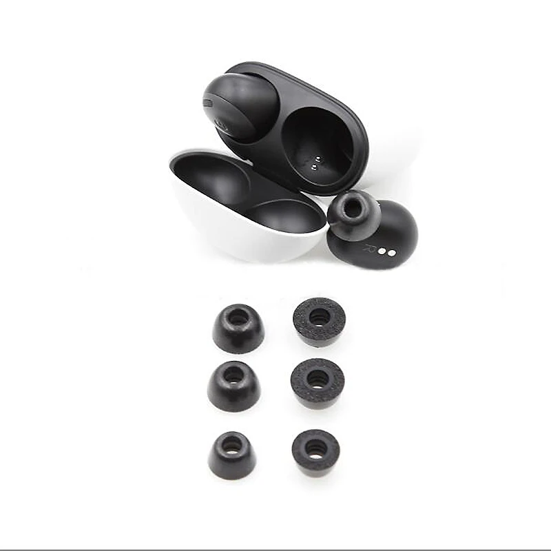 Memory Foam For Google Pixel Buds Pro Earphone Ear Pads Case Sponge Ear Cups In-Ear Earphone Earbuds Tips Eartips 2pcs/pair