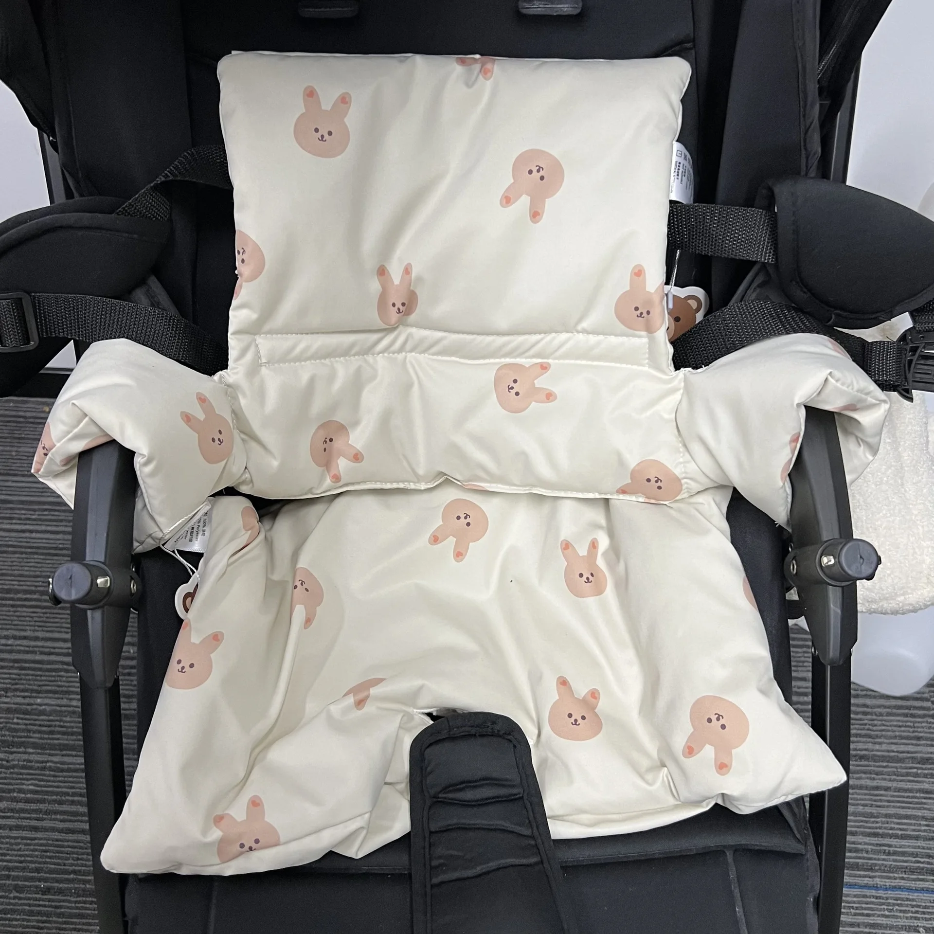 Baby Dining Chair Cushion Autumn And Winter Going Out Portable Non-Slip Integrated Cushion Baby Eating Growth Chair Accessories
