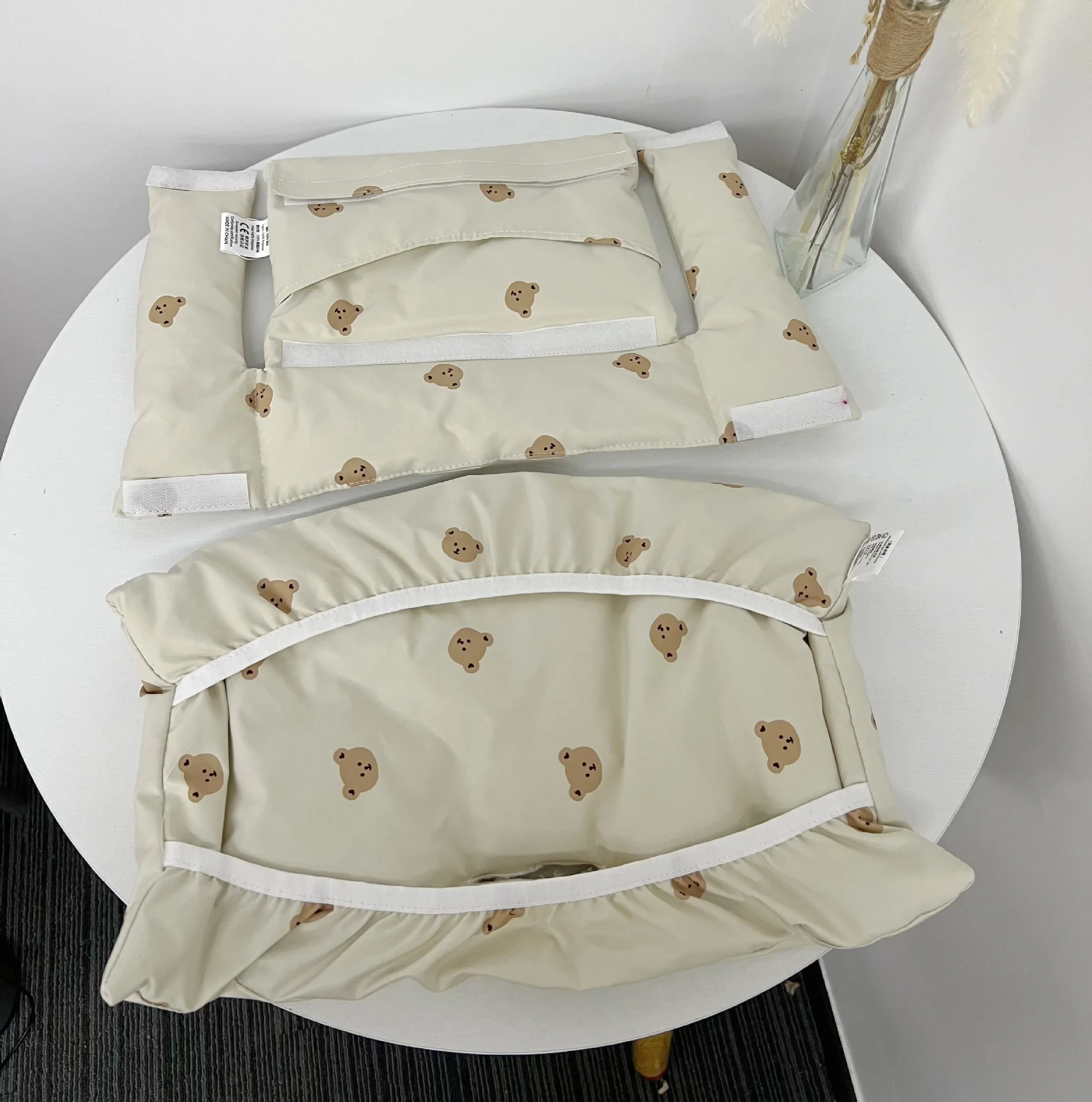Baby Dining Chair Cushion Autumn And Winter Going Out Portable Non-Slip Integrated Cushion Baby Eating Growth Chair Accessories