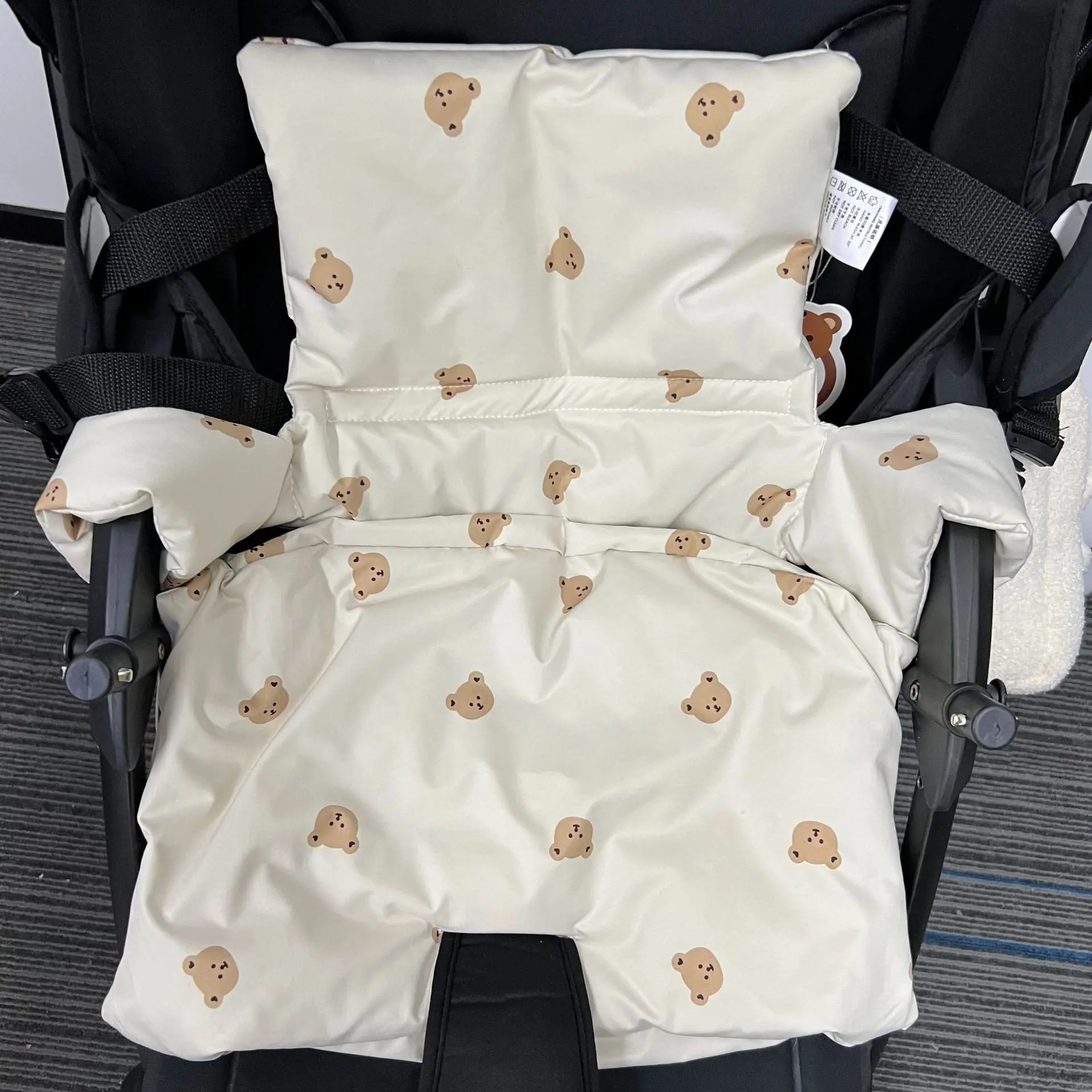Baby Dining Chair Cushion Autumn And Winter Going Out Portable Non-Slip Integrated Cushion Baby Eating Growth Chair Accessories