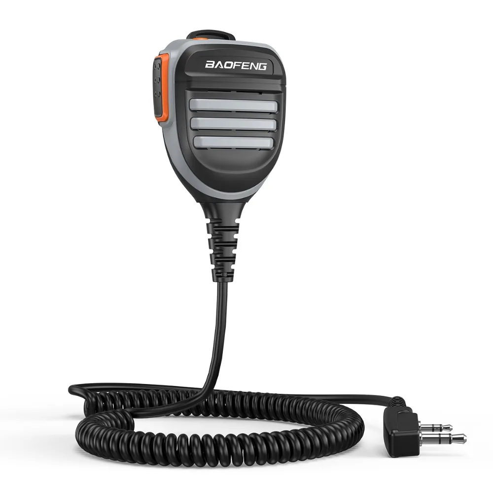 Baofeng Walkie Talkie Speaker Microphone Dual PTT Mic For UV-5R BF-888S UV 13 21 17 Pro UV-5RH Quansheng UV-K5 K6 Two Way Radio